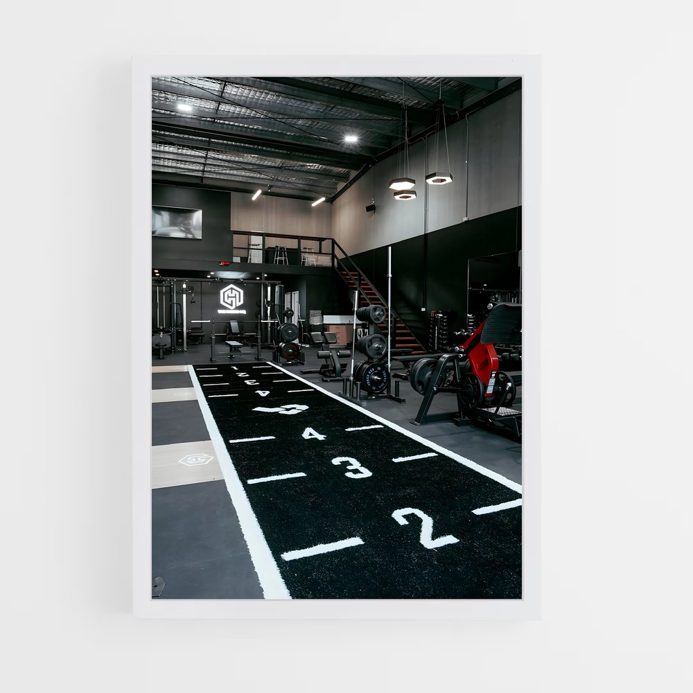 Poster L'Arène Noire – affiche Compétitions de gymnastique (vue 3)